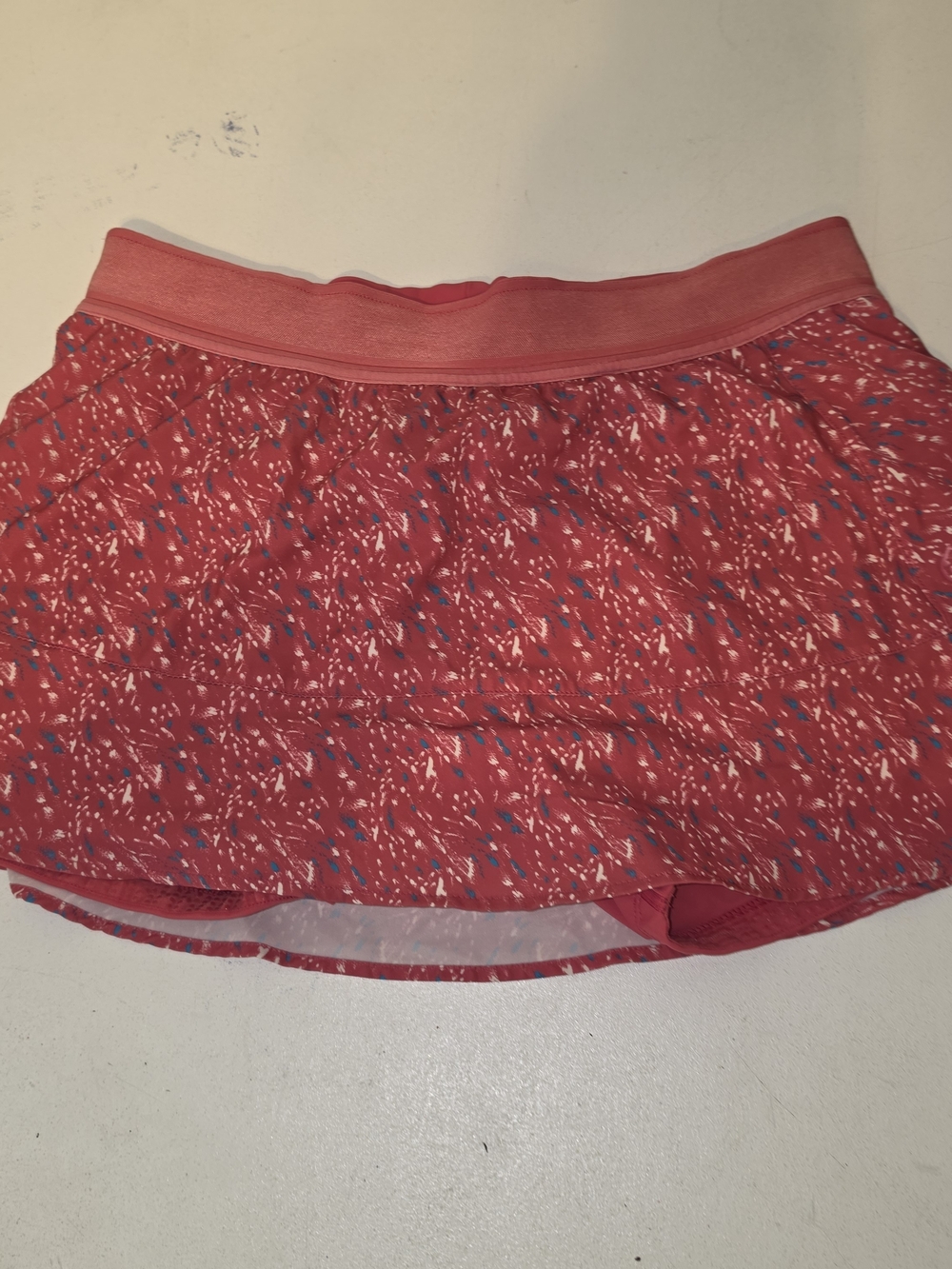 Women’s Red Printed Circle Skater Skirt